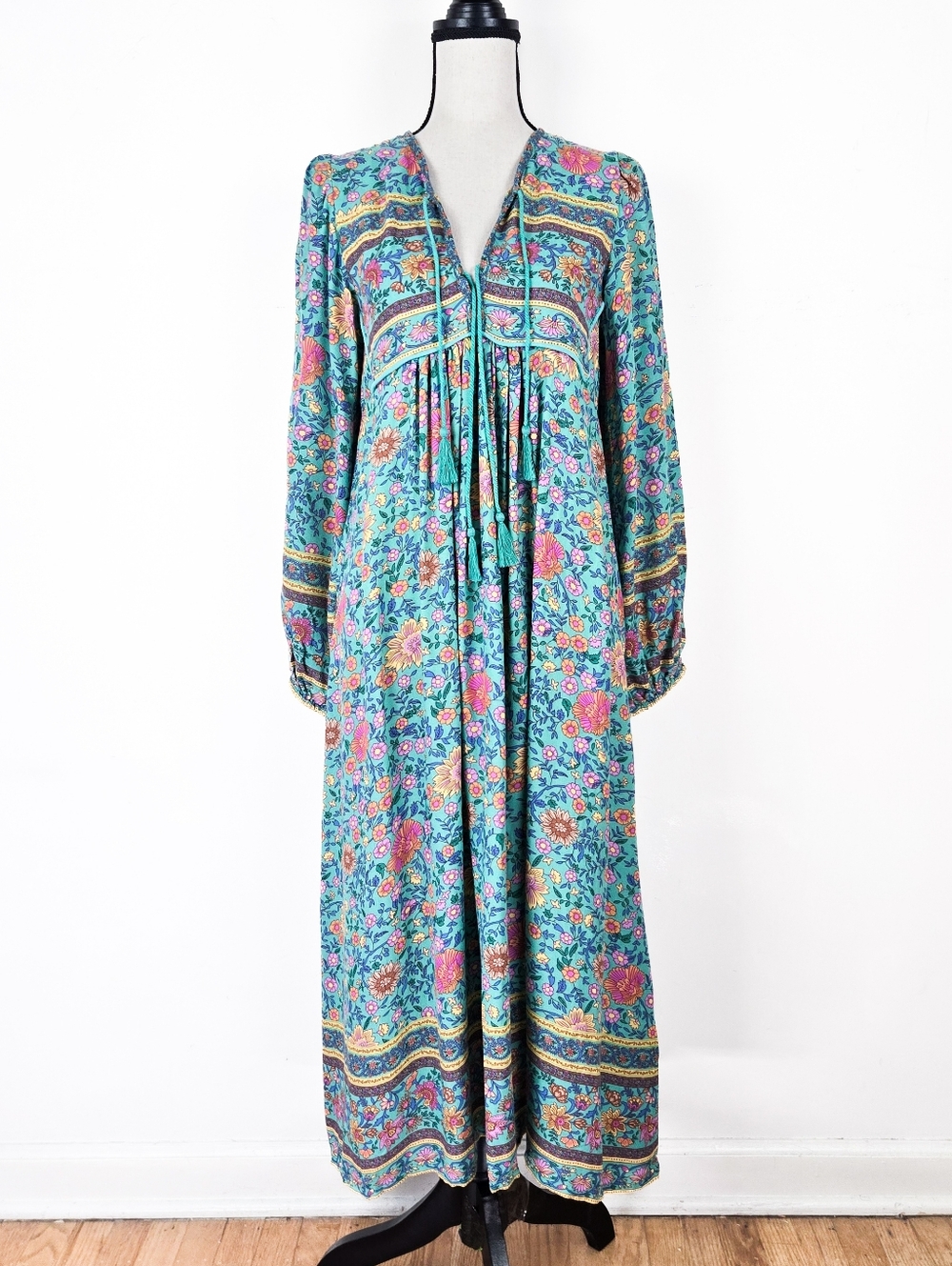 EUC Spell Folktown Boho Midi, Turquoise